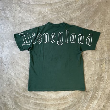 DISNEY VINTAGE 1995 MICKEY MOUSE BACK LOGO TEE GREEN LARGE/XL 3738