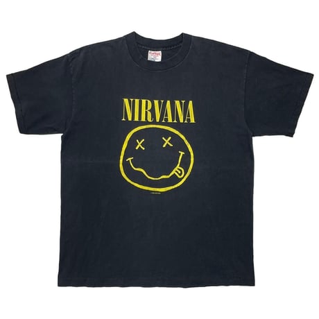 NIRVANA 1992 SMILE BLACK SOF TEE XL 9423