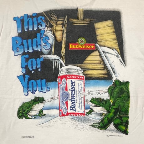 Budweiser THIS BUD'S FOR YOU CAN BURIED IN SNOW WHITE DELTA LARGE 9880
