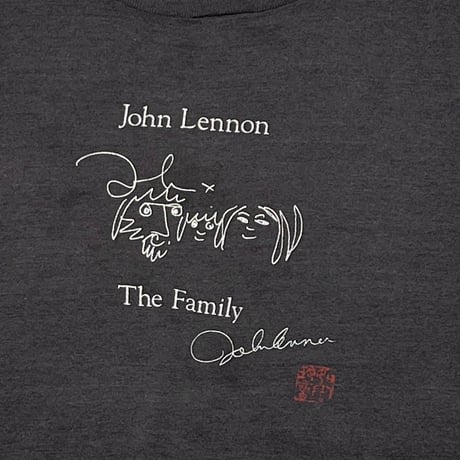 JOHN LENNON THE FAMILY HAND SKETCH FITS LARGE 7351