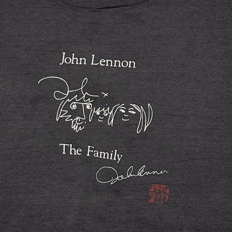 JOHN LENNON THE FAMILY HAND SKETCH FITS LARGE 7