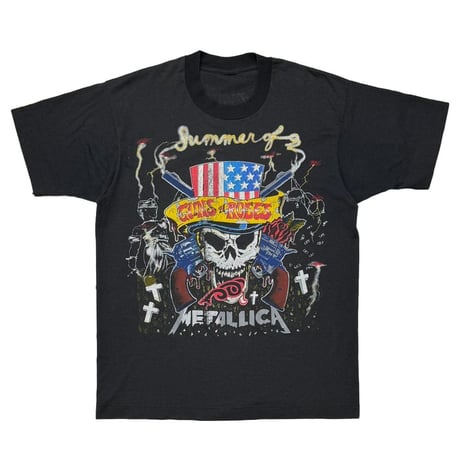 GUNS N' ROSES x METALLICA SUMMER 1992 BOOTLEG x FAITH NO MORE FITS XL 6241