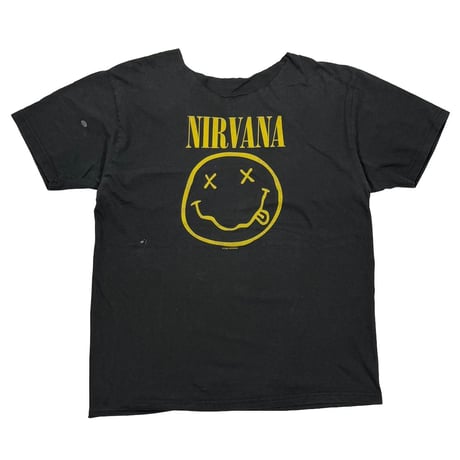 NIRVANA MILE NO BACK PRINT NECK RIB CUT FITS LARGE 1229