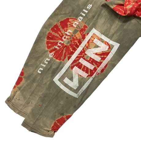 NINE INCH NAILS BOOTLEG HATE & I WANT TO FUCK YOU LIKE AN ANIMAL TIE DYE LS TEE XL 6845