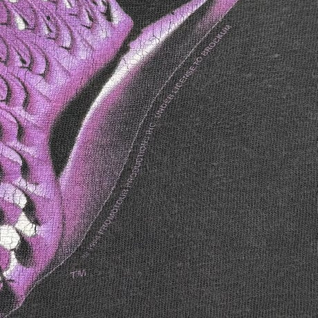 THE ROLLING STONES PURPLE SPIKE TONGUE VOODOO LOUNGE BROCKUM FITS XL 4073