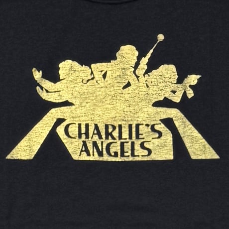 CHARLIE'S ANGEL MOVIE PROMO GOLD PRINT HANES XL 9206