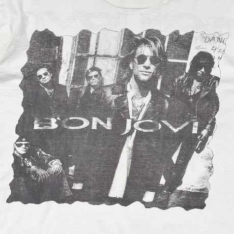 BON JOVI KEEP THE FAITH WHITE FITS LARGE 4286