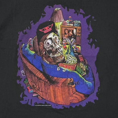 AEROSMITH GET A GRIP SKULL TV GIANT BY ANVIL XL 2011