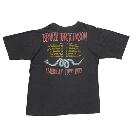 BRUCE DICKINSON 1990 AMERICAN TOUR TATTOOED MILLIONAIRE LARGE 5950
