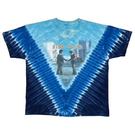PINK FLOYD WISH YOU WERE HERE TIE DYE BLUE FITS XXL 6981