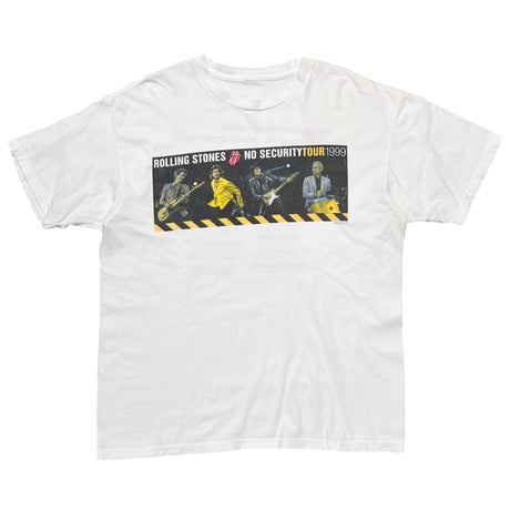 THE ROLLING STONES NO SECURITY TOUR 1999 TOMMY HILFIGER PRESENTS WHITE FITS XL 4013