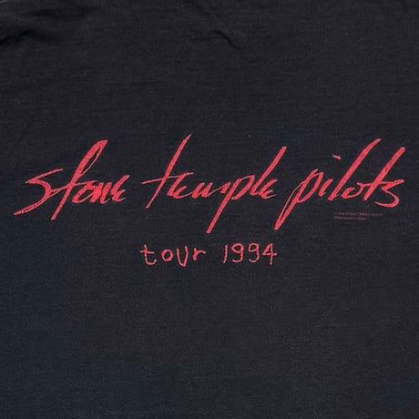 STONE TEMPLE PILOTS 1994 TOUR BLACK GIANT BY TULTEX XL 7802
