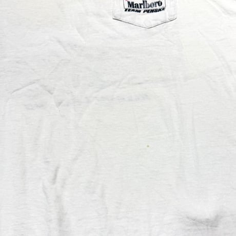 Marlboro TEAM PENSKE ELKHART LAKE '95 POCKET TEE WHITE XL 1857