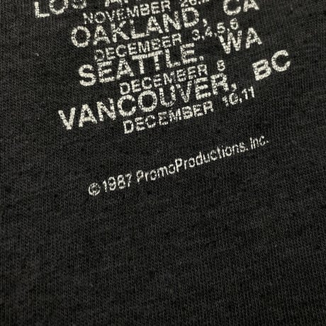 PINK FLOYD WORLD TOUR 87 TEE FITS LARGE 9358