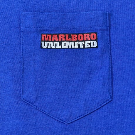 Marlboro UNLIMITED COYOTE POCKET TEE BLUE FITS XL 1