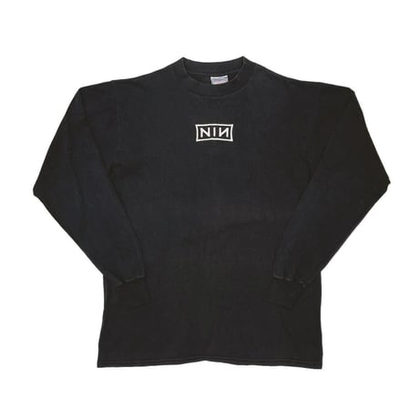 NINE INCH NAILS NIN LOGO LS TEE BLACK ALL SPORT LARGE 70KH8718