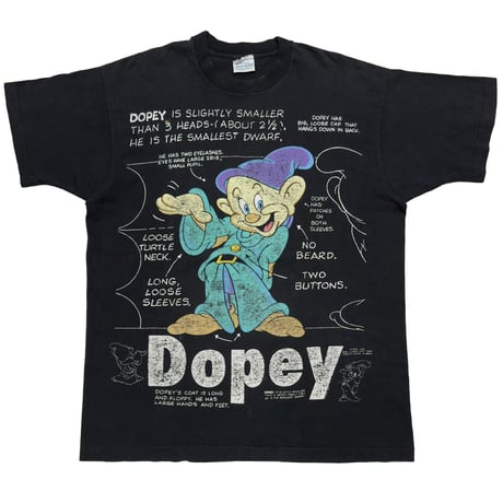 DISNEY VINTAGE Snow White and the Seven Dwarfs Dopey FITS XL 7354