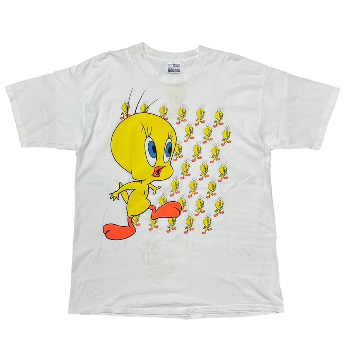 LOONEY TUNES TWEETY AMAZING DOUBLE SIDE WHITE A