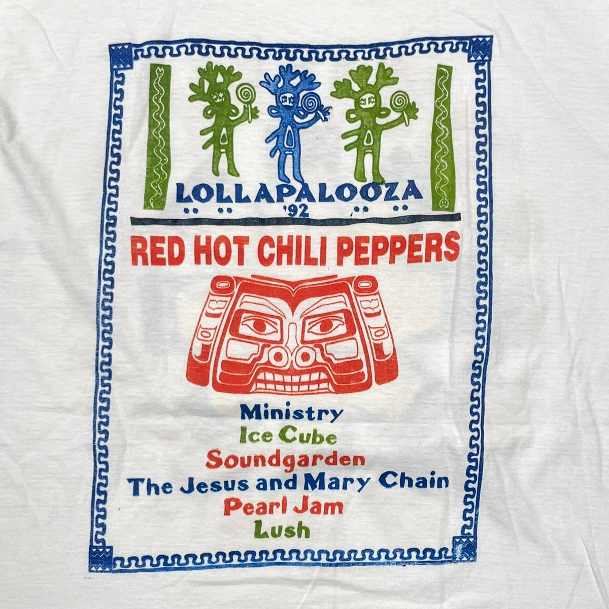 RED HOT CHILI PEPPERS Aztec LOLLAPALOOZA 1992 W