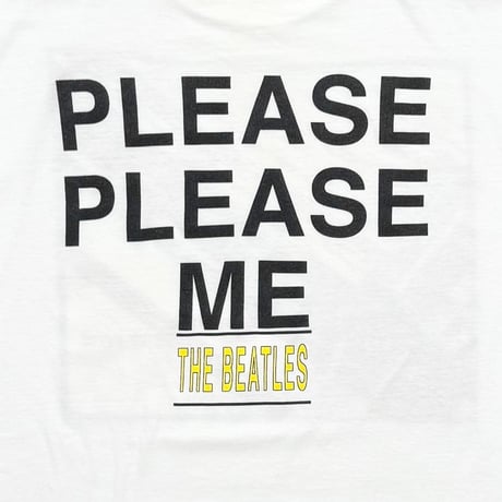 THE BEATLES PLEASE PLEASE ME WHITE FITS XL 0072