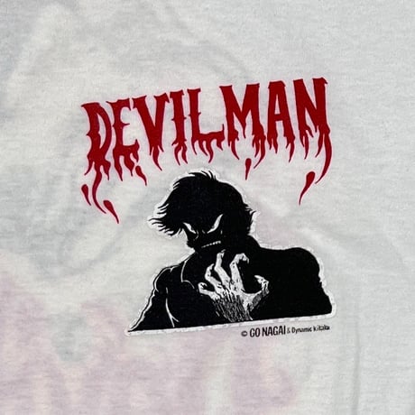 Devil Man GO NAGAI WHITE HANES LARGE 7712