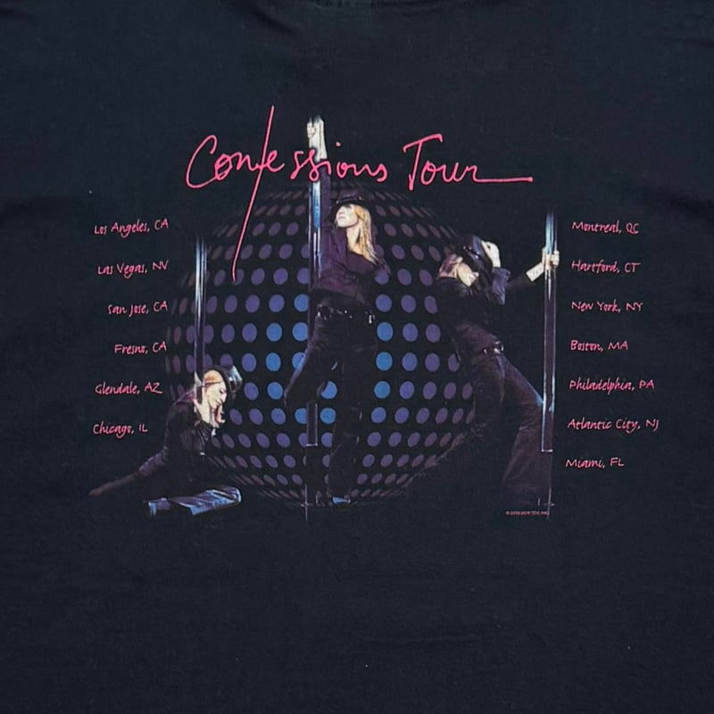 激レア Vintage Madonna CSN Loggins Dead 他 vintage 2001's MADONNA long sleeves music tee “DROWNED WORLD