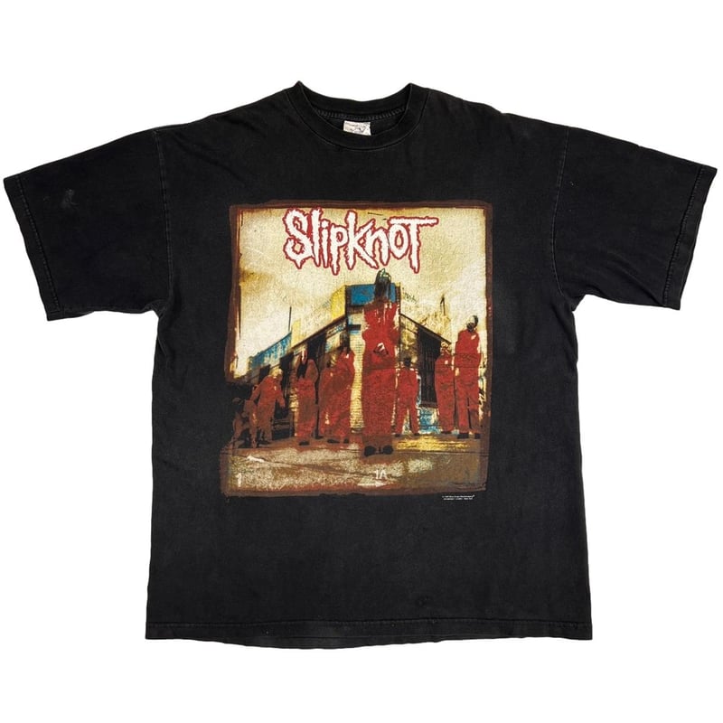 マ*サ様 BLUE GRAPE Slipknot Tシャツ ※袖切られてます。 90's BLUE GRAPE ''SlipKnoT'' 両面プリント Tシャツ ブラック