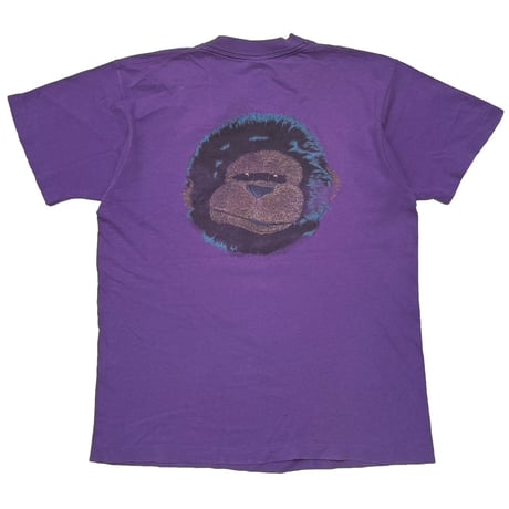 DINOSAUR Jr COW AND GORILLA PURPLE FRUIT OF THE LOOM LARGE 4917