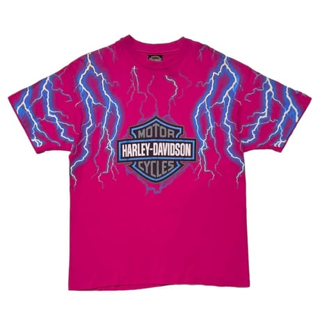 HARLEY DAVIDSON THUNDER & LIGHTNING OVP CLEVELAND OHIO PINK LARGE 9117