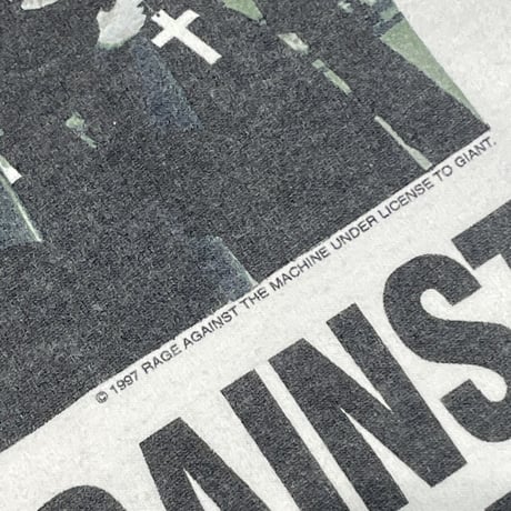 RAGE AGAINST THE MACHINE 1997 NUNS WITH GUNS WHITE XL 9554