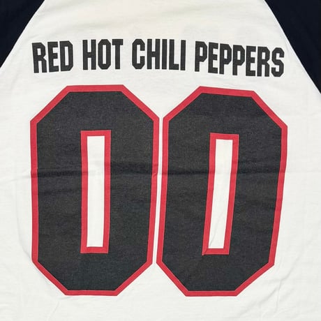 RED HOT CHILI PEPPERS 1999 CALIFORNICATION RAGLAN BACK NUMBERING 00 GIANT LARGE 5067