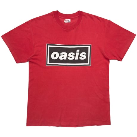 OASIS BOX LOGO RED HANES LARGE 3005