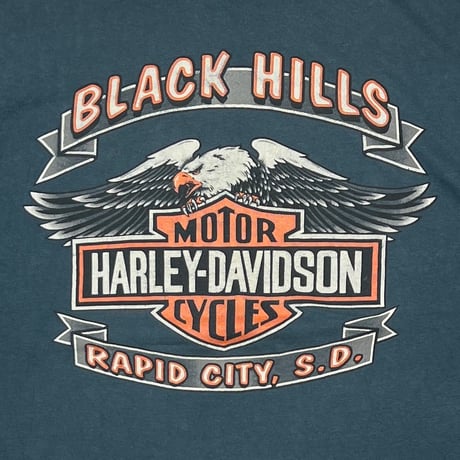 HARLEY DAVIDSON EAGLE BLACK HILLS RAPID CUTY, S.D. SLATE FITS LARGE 1885