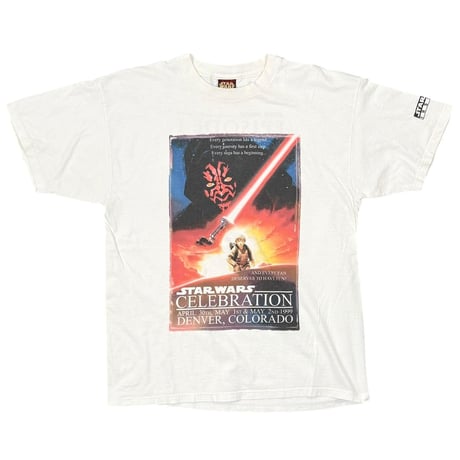 STAR WARS EPISODE 1 1999 CELEBRATION WHITE FITS XL 7562