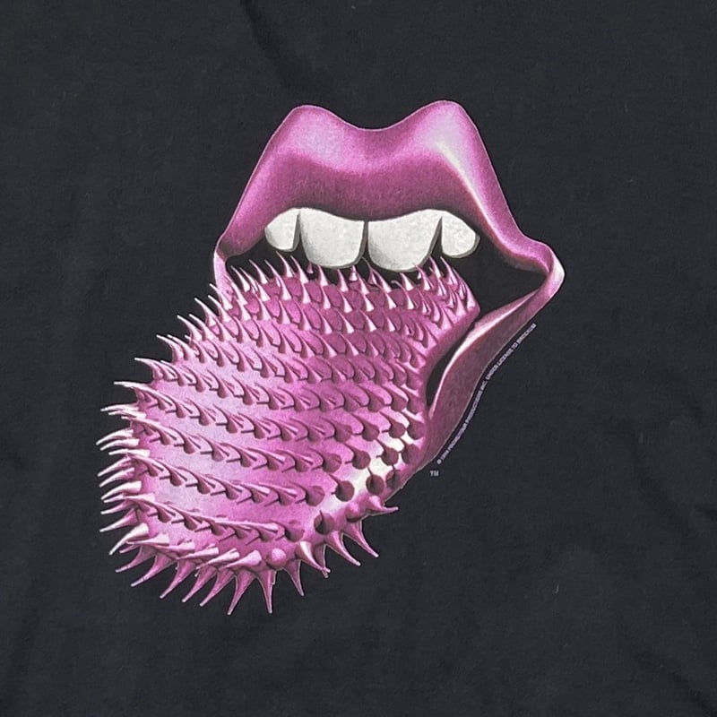 ROLLING STONES SPIKE TONGUE PURPLE HOODIE LS BR