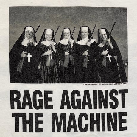 RAGE AGAINST THE MACHINE 1997 NUNS AND GUNS GIANT XXXL 3283