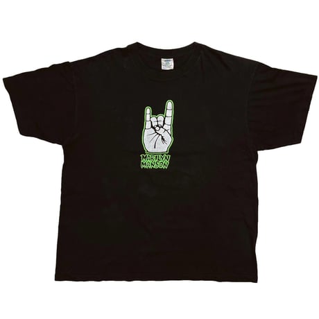 MARILYN MANSON WE HATE LOVE HATE HAND SIGN WINTERLAND XL 3214