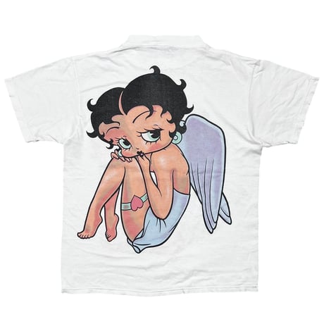 BETTY BOOP DOUBLE SIDE ANGEL 1994 WHITE FITS LARGE 6966
