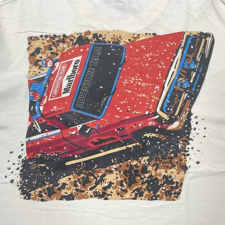 Marlboro ADVENTURE TEAM VEHICLE POCKET TEE WHITE FRUIT OF THE LOOM XL 9921