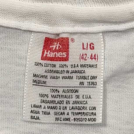 greatLAnd fuck love shirt / new vintage HANES LARGE 6020