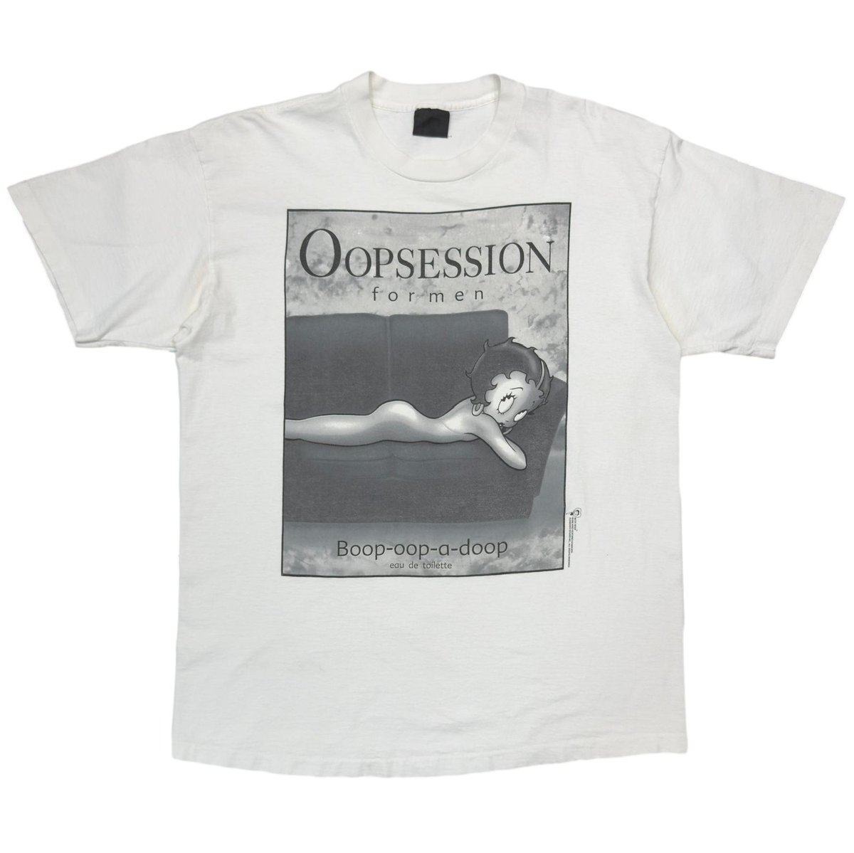 BETTY BOOP OOPSESSION FOR MEN WHITE CHANGES XL