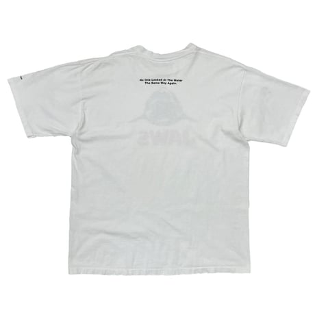JAWS NO ONE LOOKED TAT THE WATER ANIVERSARY COLLECTOR'S EDITION WHITE ALL SPORT XL 8542