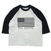 RAGE AGAINST THE MACHINE 1996 EVIL EMPIRE RAGLAN WHITE/BLACK LARGE 1733
