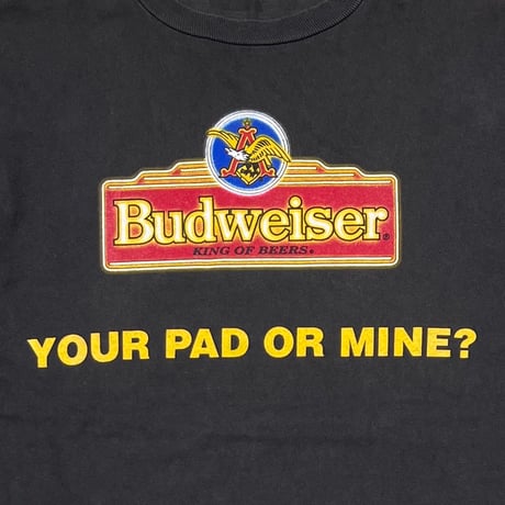 Budweiser YOUR PAD OR MINE ? DOUBLE SIDE CHANGES LARGE 2714