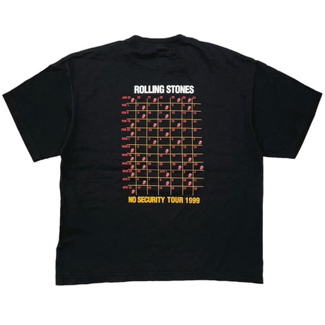 THE ROLLING STONES NO SECURITY TOUR 1999 SOFTEE TEEJAYS XL 8112