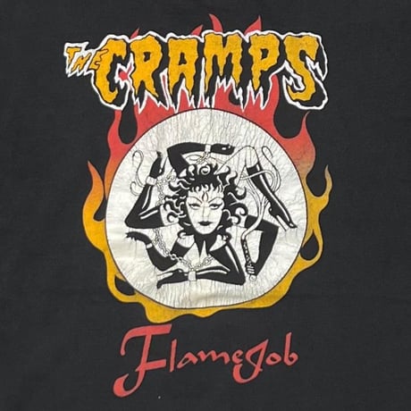 CRAMPS FLAME JOB LS BLACK FRUIT OF THE LOOM XL 1885