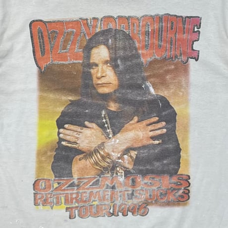 OZZY OSBOURNE RE TIREMENT SUCKS TOUR 1996 WHITE XL 7040