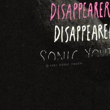 SONIC YOUTH 1991 DISAPPEARER EURO XL 7208