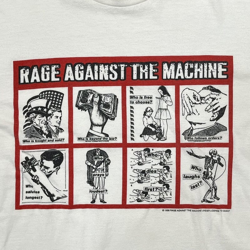 RAGE AGAINST THE MACHINE 1999 BARBARA KRUGER WH