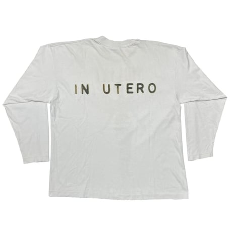 NIRVANA IN UTERO 1993 LS SCREEN STARS XL 7643